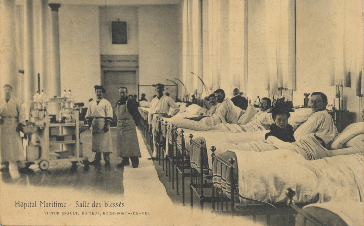 Hôpital de la Marine : Salle des malades